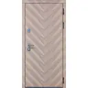 Входная дверь Diva Дива-98 205x96см левый цвет Д15 силк маус/орех шоколадный с зеркалом