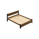 Кровать Solarius Мишка реечное основание 130 x 80 x 210 см дерево цвет коричневый;черный оникс