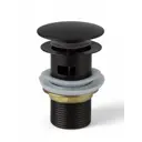 Донный клапан для ванны Do.korona DK-807Q 6.5 см ø40 клик-клак цвет графит