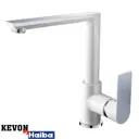 Смеситель для кухни Kevon KV14394-8 поворотный излив 26 см цвет белый