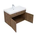 Тумба под раковину напольная Aquanet 00344797 78.8см цвет дуб рустикальный