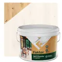 Лазурь для древесины Faktor цвет беленый дуб 2.7 кг