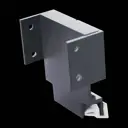 Торцевая заглушка для трековой системы ST-Luce ST003.489.01 черный 48 Skyline