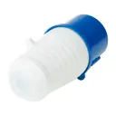 Вилка Rexant 023 переносная, 2Р+РЕ, 32А, 220В, IP44