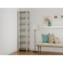 Стеллаж деревянный Мебельная компания е1 35x240x44 см нагрузка до 25 кг лдсп цвет ясень шимо светлый