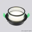 Светильник точечный встраиваемый Crystal Lux 061c1 Clt 061c1 bl под отверстие 7 мм GU10 цвет белый, прозрачный, черный
