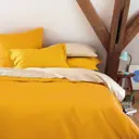 Комплект постельного белья семейный Olivier Desforges Alcove Mangue 32254, перкаль, цвет жёлтый
