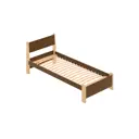 Кровать Solarius Мишка орто основание 100 x 80 x 210 см дерево цвет коричневый;лакированный