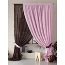Тюль Helga Базовая коллекция HH207264-260 на шторной ленте 260x300 см цвет коричневый, розовый