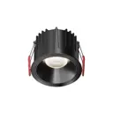 Светильник точечный встраиваемый светодиодный Maytoni Alfa led Dl043-01-15w4k-rd-b-1 под отверстие 75 мм 15 Вт нейтральный белый свет цвет черный