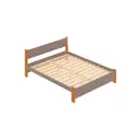 Кровать Solarius Мишка реечное основание 170 x 80 x 210 см дерево цвет мокко мусс;ольха