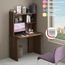 Стол Мэрдэс СКЛ-Прям100Р(без тумбы)+НКЛ-100 Ш-Ч 100x152x60 см лдсп цвет ясень шимо темный