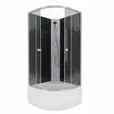 Душевая кабина Niagara Eco 75081454BK высокий поддон 90x90см