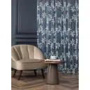 Штора Arya home 8001885870759 на шторной ленте 260x300 см цвет бирюза синий голубой