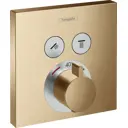 Смеситель для душа термостатический Hansgrohe ShowerSelect 15763140 цвет золото