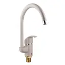 Смеситель для кухни Diadonna D89-770102BG поворотный излив 22.5 см цвет хром, бежевый