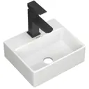 Раковина накладная Bauedge BAU Cerama Mini 33x28 BH1252 со смесителем