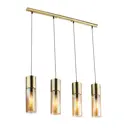 Светильник подвесной Toplight Ilene Tl1628h-04gd 4 лампы 12 м² цвет желтый