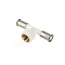 Тройник комбинированный Henco 26x1/2"x26 мм ВР PVDF 13PKW-260426