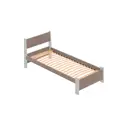 Кровать Solarius Мишка орто основание 90 x 80 x 200 см дерево цвет мокко мусс;платиновый