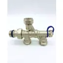 Узел нижнего подключения осевой Tim 1/2"x3/4" латунь ME877