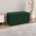 Пуф велюр Salon Tron Куб puf_cub_80_12, 40x80 см, изумрудный