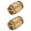 Обратный клапан пружинный Стм CBCV0012K02 DN15 PN40 1/2"" ВР латунь