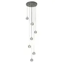 Светильник подвесной Loft It Rain 10112-7 7 ламп 13 м² цвет хром прозрачный