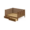 Кровать Solarius Tahta-spin160-200temd-2yash 170 x 101 x 210 см сосна цвет коричневый