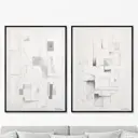 Набор картин Artnomore Search for the shapes 2024г. AR-777000778 75x105 см 2 шт