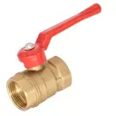 Кран шаровой прямой Галлоп 103272 DN25 PN16 1" ВР латунь ручка рычаг