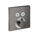 Термостат Hansgrohe ShowerSelect 15763340 внешняя монтажная часть хром-черный матовый