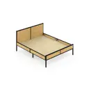 Кровать Solarius Kr120loft-lak-black-full 125 x 90 x 206 см сосна цвет черный