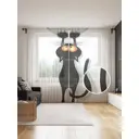 Тюль Joyarty tul_18507_145x265 на шторной ленте 265x290 см цвет черный, белый