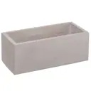 Вазон Вещицы Квадро прямоугольный 0.85л. серый Kras8