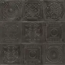 Керамическая плитка Mainzu Metal tiles Relief Silver 20x20см цвет серый/серебристый