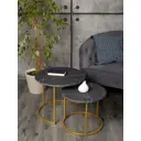 Журнальный столик круглый Callisto Mobili М001.0В59 60x49 см цвет черный