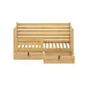 Кровать Solarius Det-spin70-140lak-orto-2yash 80 x 101 x 150 см сосна цвет бежевый