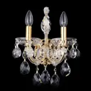 Настенный светильник Crystal Lux Isabel ap2 gold-transparent цвет золото/прозрачный