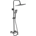 Душевая стойка Haiba Hb24639-3 оружейная сталь 00332646 1 режимная цвет оружейная сталь матовый