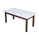 Журнальный столик прямоугольный Solarius 75x120x46 см белый 601-10595
