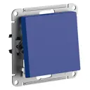 Переключатель встраиваемый Systeme electric AtlasDesign ATN001161 1 клавиша цвет синий 2 шт.