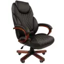 Офисное кресло Chairman Chairman 406 70.5x124.5x70 см искусственная кожа цвет черный