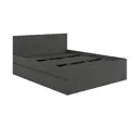 Кровать Клик Мебель Мадера 200x90x200 см ЛДСП цвет черный
