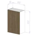 Мебель для кухни 03.01.01.З Fabrikka 60x90x33 см ЛДСП цвет дуб вотан
