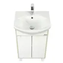 Тумба под раковину Aquaton Рико 50 белый, ясень фабрик (1A212401RIB90)