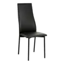 Стул Forpost Shop Волна 100x50x42 см искусственная кожа цвет черный