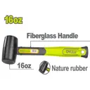 Киянка резиновая черная Dyllu DTHM7302 450 г