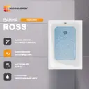 Прямоугольная ванна Moduleasy JADE 01ро1070 акрил 100х70см