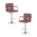 Барный стул Dobrin Kruger Arm lm-5011 51.5x113x49 см цвет розовый 2 шт